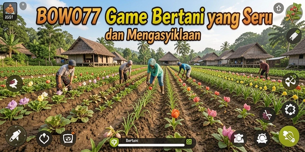 Tampilan antarmuka yang menarik dari BOWO77 saat di ladang.